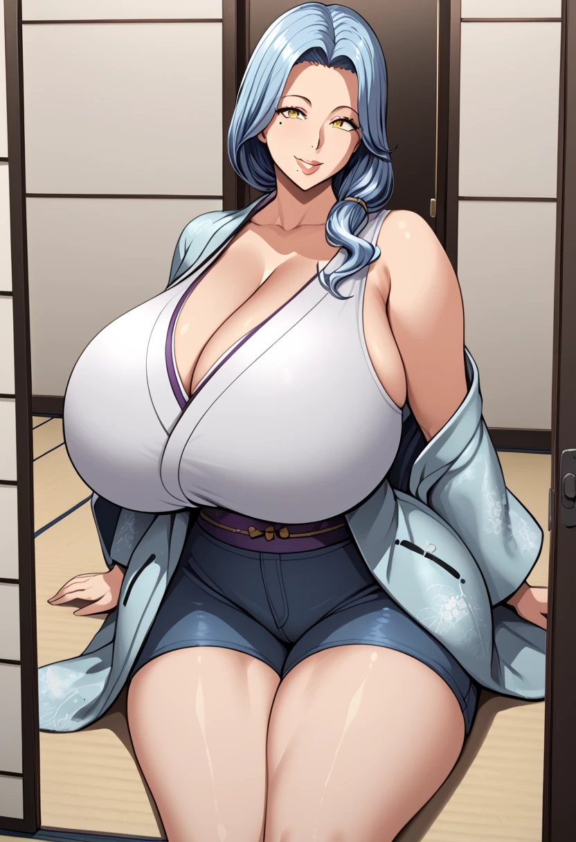 An anime-style artwork depicting ruan mei from the game Honkai star rail.

Tags: ruan mei, anime, detailed eyes, detailed lips, crop top, turtleneck,   , smiling expression, intense gaze, glowing emblem on hand, dynamic pose, indoor, palace, vibrant colors, digital art, high-resolution, professional quality, gigantic breasts, (underboob : 1.4), curvy, cowboy shot, (gigantic breasts: 1.4), (magenta eyes: 1.4), (white hair: 1.4), long elf ears