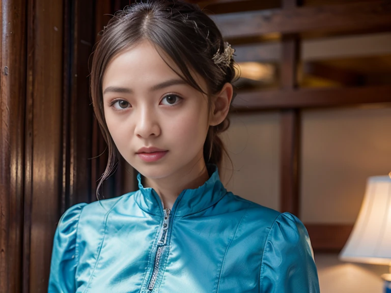 最high quality、high quality、Best image quality、8K、最High resolution、High resolution、最high quality、masterpiece、RAW Photos、whole body写真、Detailed and realistic human body、Detailed and realistic skin、Realistic face in every detail、Detailed and realistic eyes、Detailed and realistic lips、Detailed and realistic teeth、Detailed and realistic ears、Detailed and realistic hair、Realistic reproduction of every detail、((Beautiful Hands(thumb１、reference４))、Realistic feet down to the last detail、((Beautiful Japanese elementary school students))、(Japanese Model)、((Beautiful Japanese Junior High School Students))、((Beautiful 12 year old girl))、(Black Hair)、(Random Hairstyles)、((whole body))、((Child body type))、(Flat chest)、(whole body光沢肌、Fair skin)、Soft natural light、Mini Chinese Dress、Mini Kimono、Ninja costume、Japanese tradition、Japanese garden、((Colorful (花柄入りNinja costume))、((Relax in the garden(Poses to make your thighs look beautiful))