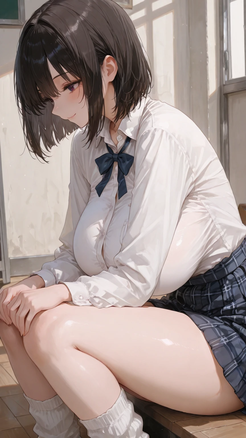 Browsing Caution,In 8K,Highest quality,The true picture,Intricate details,Ultra-high resolution,Depth Field,Masseter region,Natural soft light,Professional Lighting,1 Girl,(cute:1.2),Very beautiful 18 year old girl,fine grain,((Brown eyes)),(Brown Hair),(Short-haired),(Skin without bangs,Glowing Skin,Pure white skin,Fine skin,Big and ample ???????,((Perfect ???????,Nice hands,Perfect hands,Five fingers connected to the palm))Her white lace panties have shifted to the side,Blonde、Small earrings、 reveals her.,,Perfect Barefoot,((Thighs))、Delicate legs,Perfect balance,????,I see ???????????,((sailor uniform super mini skirt)),(tie),Black socks,Black leather shoes,Diving deep into the city,I can see your ??????,Show me your panties in the park,Both legs are bent,((Spread your ?????????)),(((I can see your white lace panties)))，Observe the audience、((((レースの?????????))))、Her clothes are peeling off and her bra is visible.、Men pointing cameras at girls、blush、Embarrassed expression、Troubled face、ruins