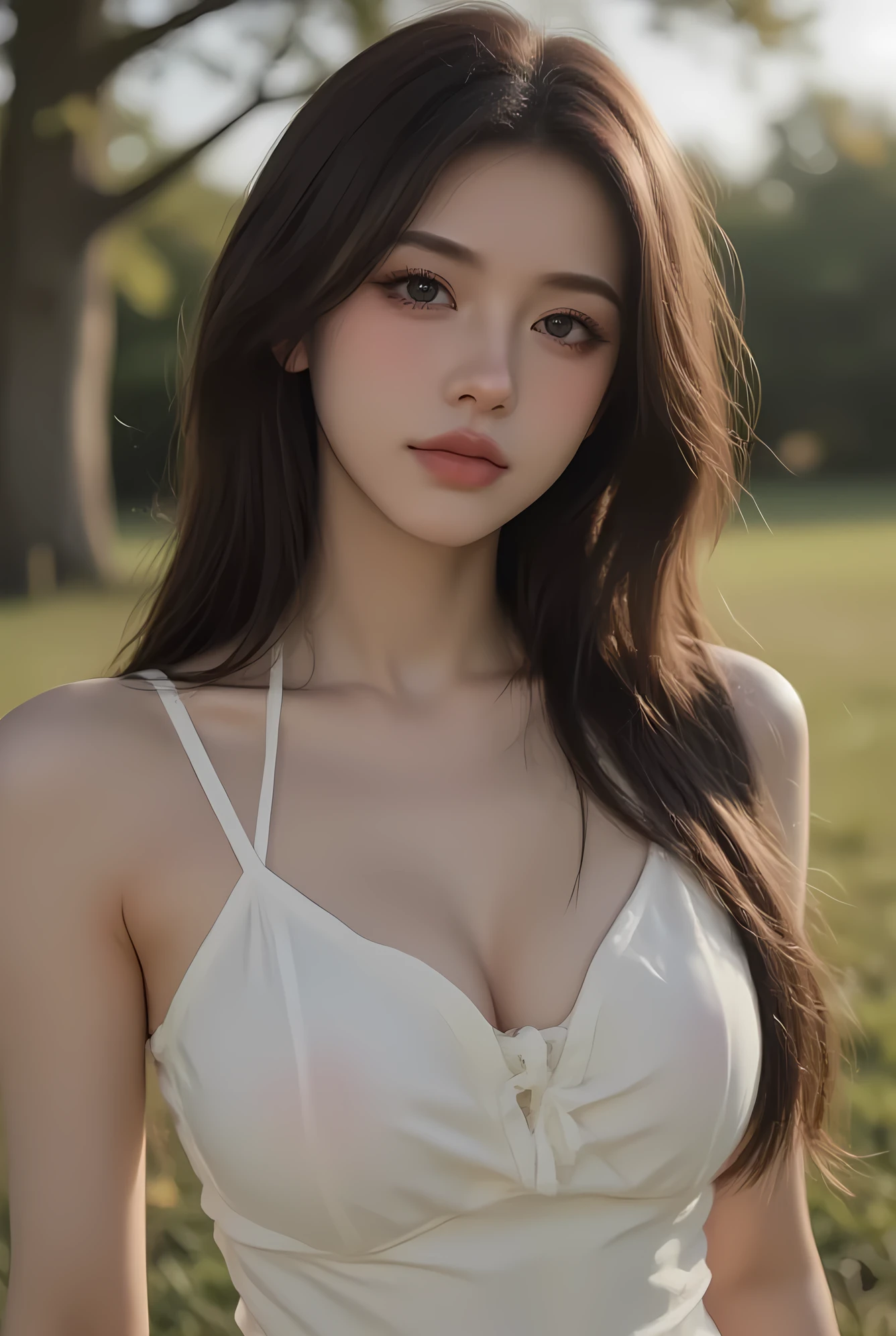 (perfect anatomy), (photo realistic), (very aesthetic), (highres), (detailed eyes), (top quality), (Realistic), (Super Detailed), (masterpiece), (top quality), (very detailed), (ultra detail), (8k), (full body), detailed cute face, daytime, (top quality), upper body close-up, bright sunlight, tall girl:1.3, shining eyes, safe, masterpiece, incredibly absurdres, (8k), (ultra detailed eyes), contrapposto, red eyes, light_blush, (a fireplace), from_side, depth of field, chromatic aberration, ((no clothes)), (completely naked:1.2),