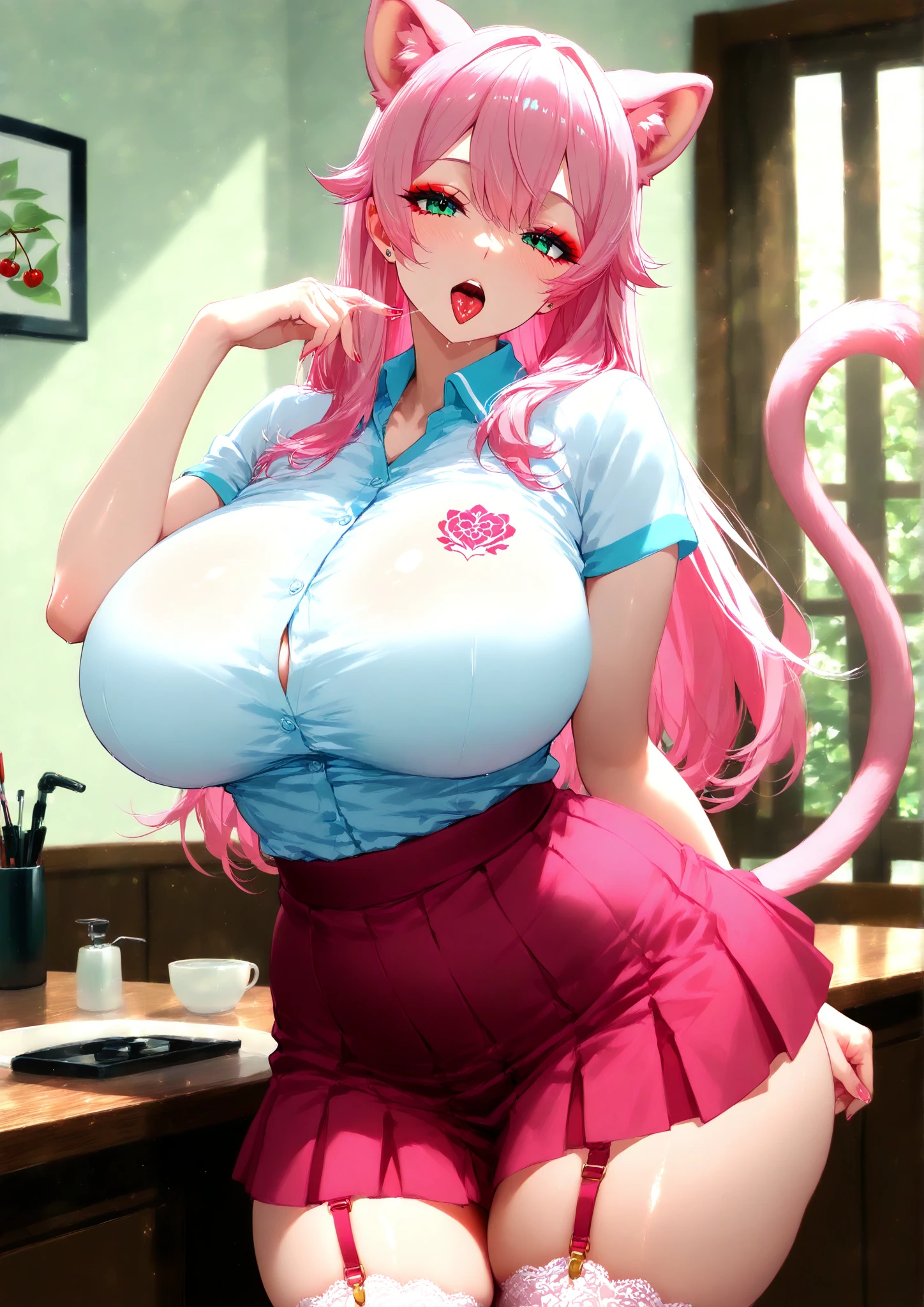 A man with a huge veiny black 、Little Lake,(True to prompts),(Staying true to LoRA)、(ネガティブTrue to prompts)、Pink long hair、White and pink tight clothes,((Dear POV  with ass view))、girl、(Super big breasts  a lot of ),(),(Eyes Wide Open)、(),(Acme)、(Busy Street)、(Many people々々々々々々々々々)、(sunny)、(blue sky)、(Best lighting)、{{{Browsing Caution}}}、{{{masterpiece}}}, {{{Highest quality}}}, {{ultra-detailed}}, {{shape}}, {{{Very delicate and beautiful}}},{{extremely detailed CG}}、{{unity 8k portrait}}、{{Fabric Shading}}、{{super detailed skin}}、{{Perfect }}、{{detailed}}、{{Dynamic Lighting}}、{{{beautiful detailed eyes}}}、{{{beautiful detailed Face}}}、(Perfect Legs)、(Perfect breasts)、(Perfect pose)、(Perfect body)