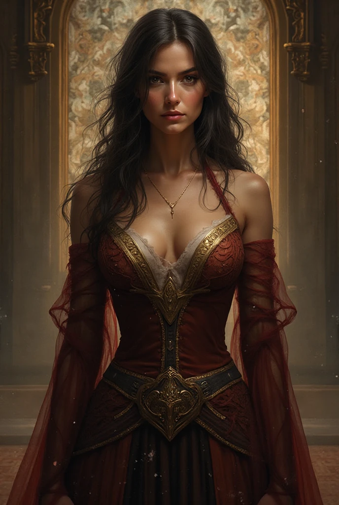 Queen is panting is beautiful is working 