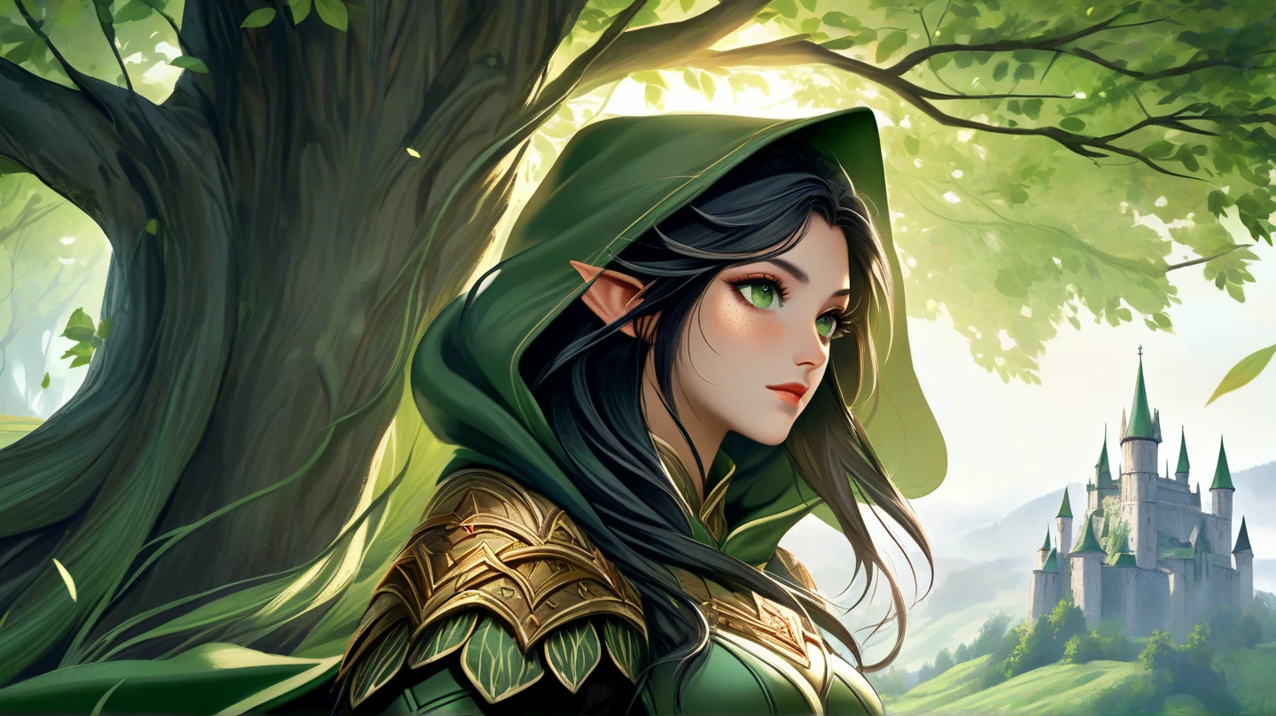 a skilled archer in a forest, highly detailed portrait, beautiful female character, dramatic lighting, cinematic composition, dark fantasy, dramatic poses, exquisite details, epic fantasy, fantasy art, digital art, concept art, fantasy character design, realistic portrait, volumetric lighting, dramatic mood, rich colors, chiaroscuro, cinematic atmosphere, fantasy illustration, high quality, 8k, photorealistic, masterpiece