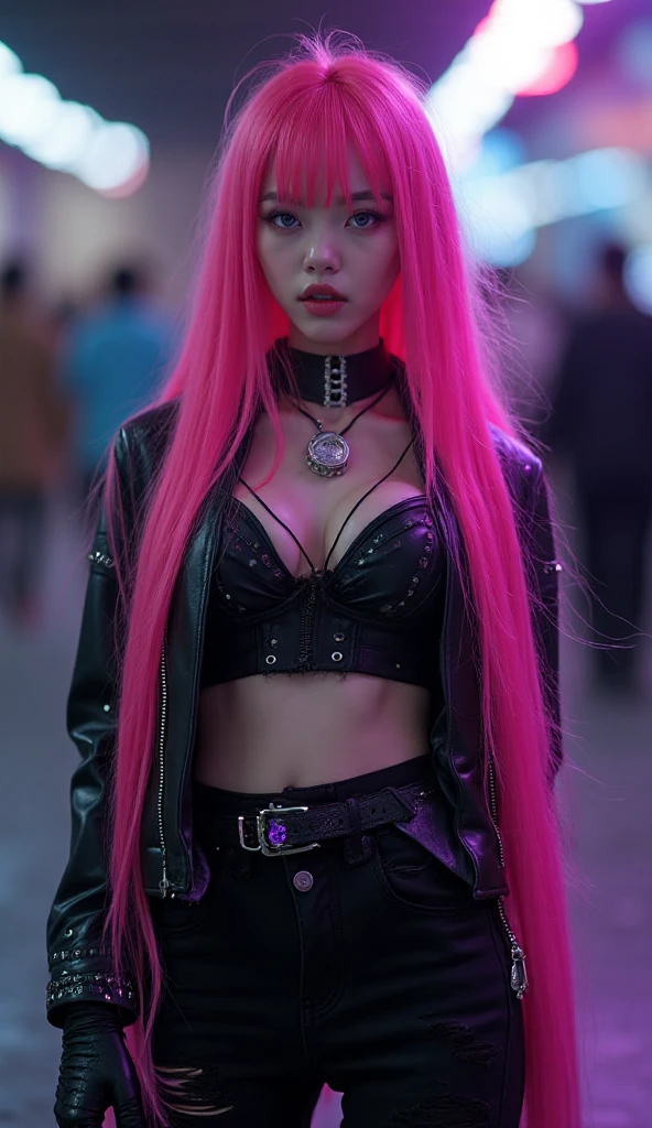 [RUMI]: 21-year-old real Korean-Japanese girl cosplaying as K - SeaArt AI