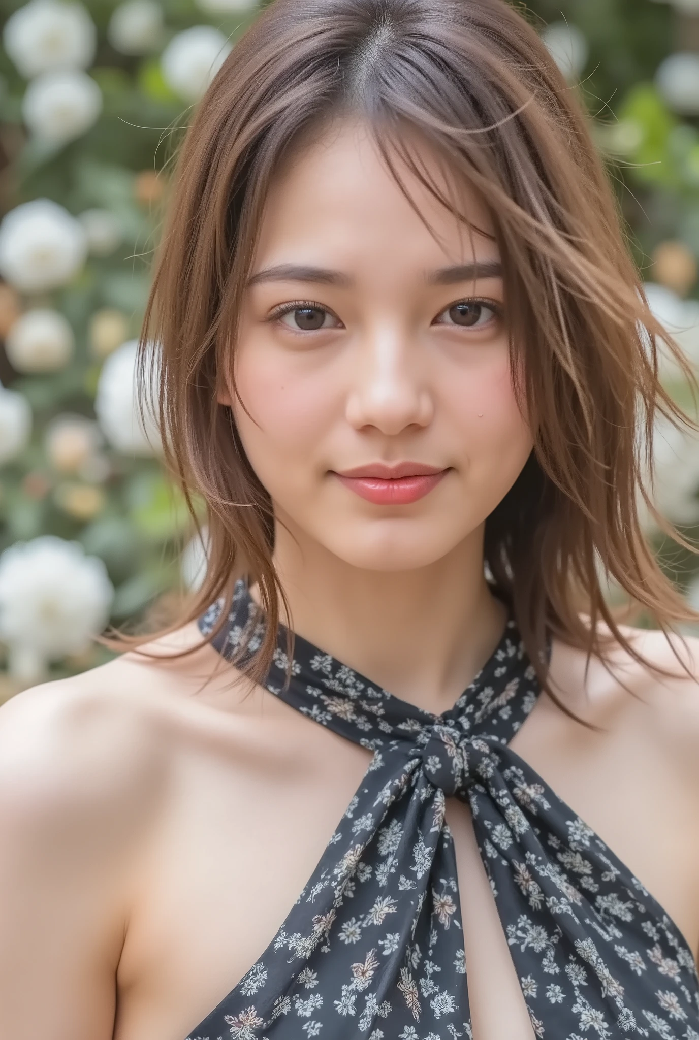 38-year-old woman、looking at camera、Model、top quality、high image quality、big boobs、thin waist with healthy portrayals、depicts everything from thigh to head