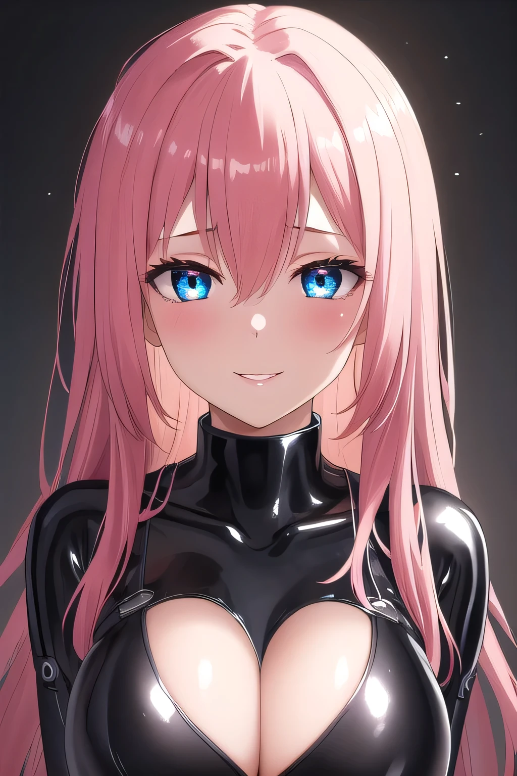  (8k, 最high quality, masterpiece:1,2), (Realistic, Photorealistic:1.37), Super detailed, One Girl,), (Very detailedな), (Beautiful and detailed eyes), (最high quality), (Very detailed ), (masterpiece), (Detailed face),20-year-old, ,1 girl, ((Pink Hair,Long Hair)), Medium chest, Dressed, Perfect lighting, break, (Mysterious bodysuit:1.5), (dark queen:1.3), (Shiny Black:1.3), (Burgundy Tears:1.2), (High neck:1.2), (Cut-out sleeves:1.1), (Gold border:1.2), (High leg cut out:1.3), (Shiny Leather:1.2), (Gold ankle chain:1.2), (strap heels:1.2), (gold choker:1.1), (Statement Bangles:1.1), brake, (high quality:1.5), (Upper body and knees:1.2), (pink Long Hair:1.2), (Mysterious look:1.2), (Charming smile:1.1), (Look forward:1.1), (Seductive pose:1.3), (Dark Background:1.2), (Royal Blue:1.1), (Shades of purple:1.1), (Low light:1.2), (Contrasting Shadows:1.2), brake  (Sweat:1.5), (vapor:1.2), (Girl trembling with sexual climax:1.1), (View Viewer:1.3),
