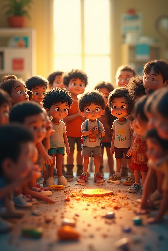 Realistic image of an orphanage 