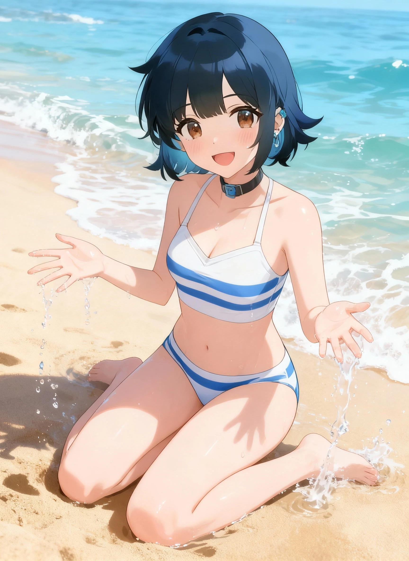 jump transport nudist、Torn clothes scattered around、Unstable buoyancy sandstorm、amazing dynamism、great angle、