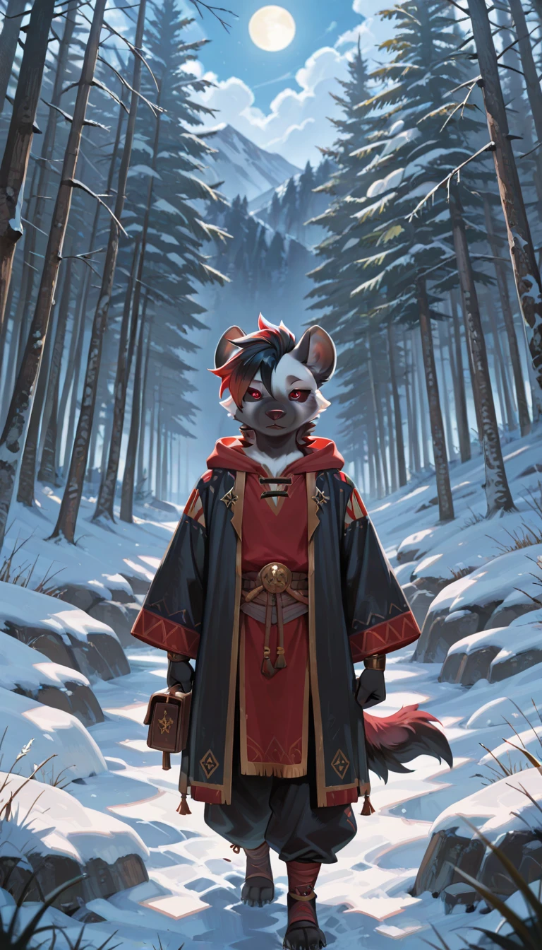 Bell collar, detailed, cult of the lamb, gold bell, by zackary911, by chunie