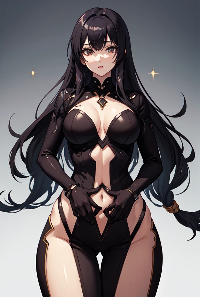 1girl, superhero, leotard,  legs, boots, standing, solo focus, hands on hip, full body shot, mature lady