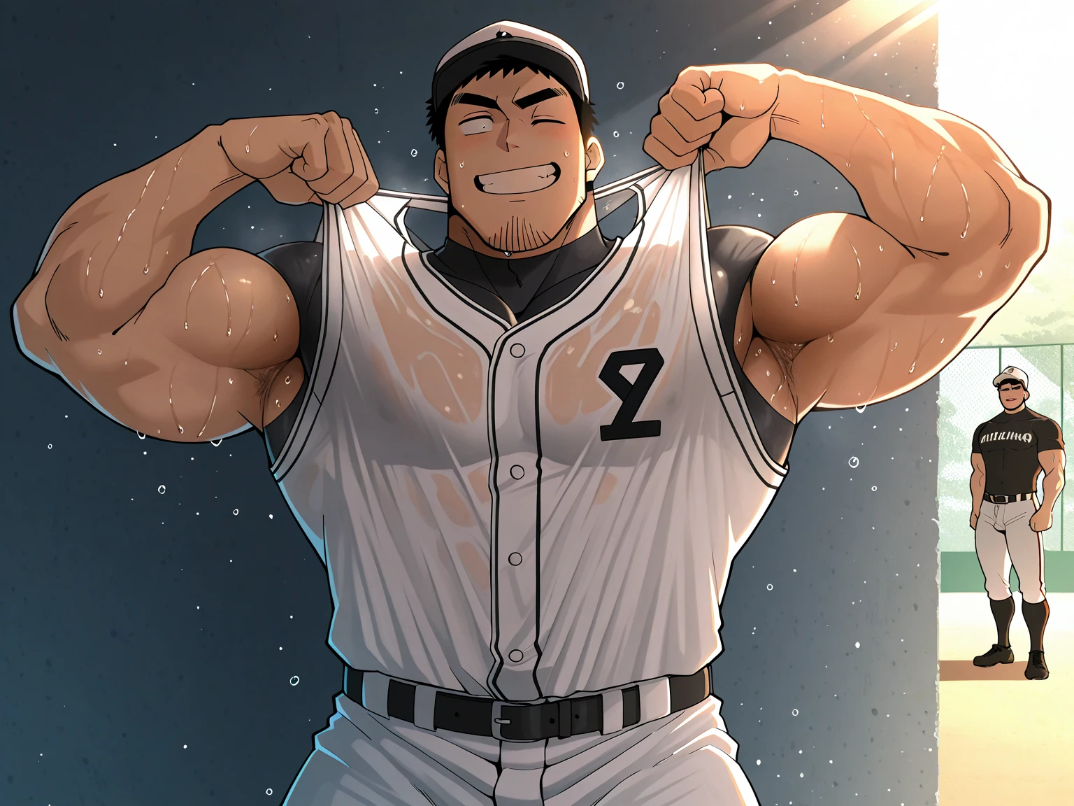 (Best quality,8K,ultra high res:1.5),(very beautiful pretty long straight hair korean actress girl),(:1.80),(very  body),(body builder girl:1.5),(wide muscle:1.8),(very light black hair),(moles),(happy smile  expression),(eyes to camera),( thighs),(cover:1.8),(top view),(kimono:1.50)