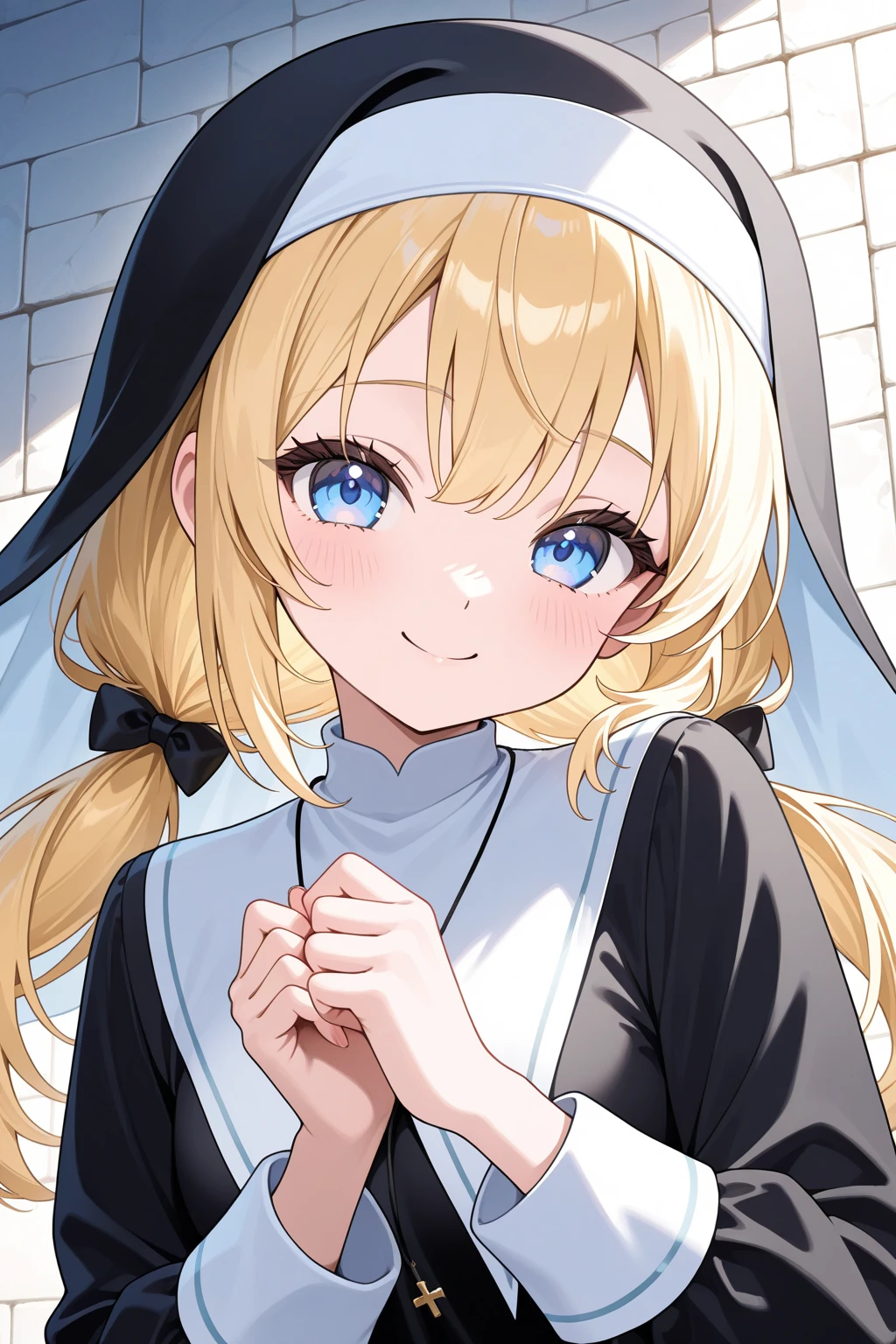 Anime  beautiful nun big boob 