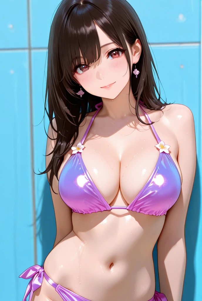 detailed purple hair