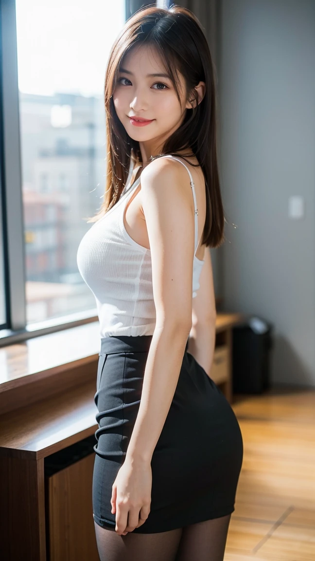 masutepiece, Best Quality, Photorealsitic, 4K, 日本人A MILF, (Solo), (((50 years old))), (Wrinkles at the corners of the eyes:1.5), (nasolabial folds:1.5), (()), (Saggy udder), A MILF, glamor, A , Chromo-white skin, Mole on the mouth, Wavy long black hair, Looking at Viewer, (((my skin is old))), ((muscles are old)), Super large udder, Small diamond necklace, Diamond earrings, Tank tops, Black pantyhose, miniature tight skirt, high-heels, ssmile, Public places, sitted, opening legs