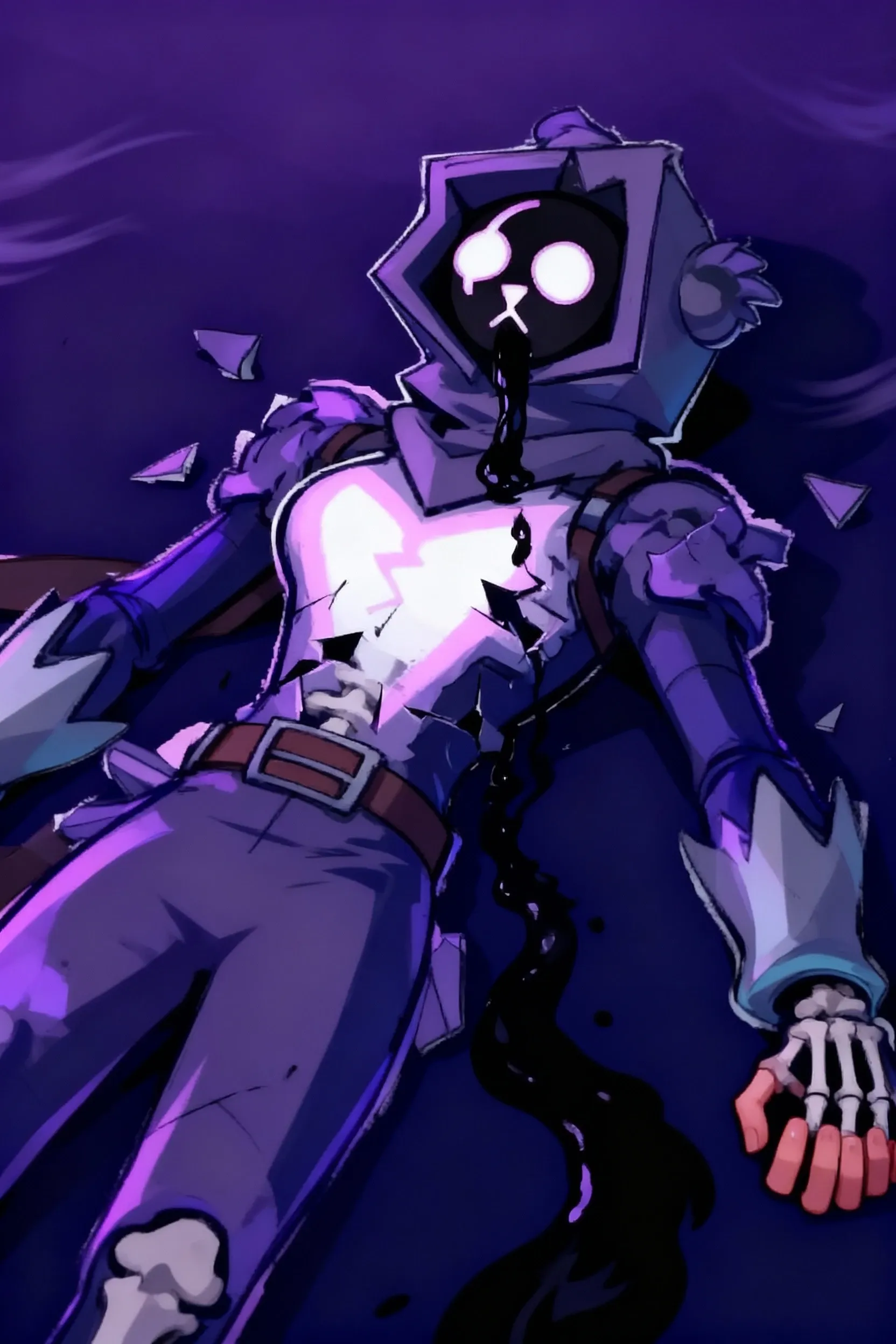 score_9, score_8_up, score_7_up,
((best quality)), absurdres,
<lora:WhittyPXL:1> whittypxl, black skin, glowing eyes, male, 1boy,
half body portrait, seducing viewer, POV, lying on back, topless, pec grab, disembodied hand , exposed chest, nipples, chest focus, 1boy, submission, on ground, cement, puddle, alleyway, night,
<lora:Smooth Anime Style LoRA XL:0.7> Smooth, Anime, <lora:Expressive_H:1> Expressiveh,