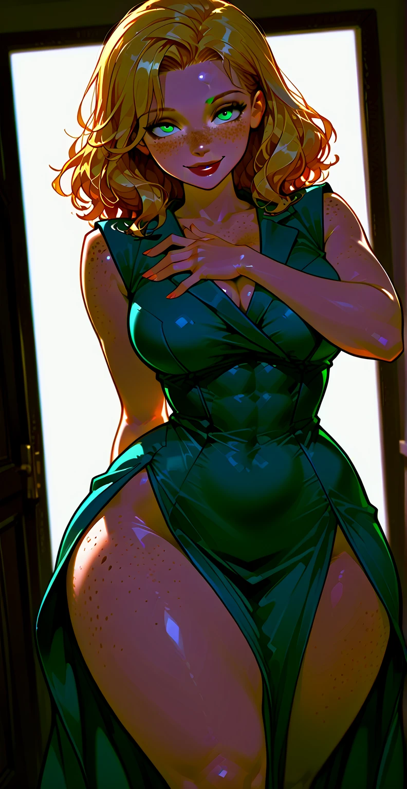 Young girl, toally , huge breasts, wide hips, thick thighs, in style of digital illustration, pinup art, lois van rossdraws, artstyle : ilya kuvshinov, deviantart artstation cgscosiety, stunning digital illustration, soda themed girl, beautiful retro art, jen bartel, milkshake, matte digital illustration, glossy digital painting, ((curvy body))