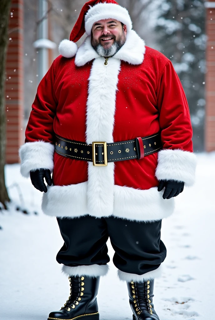 Santa Claus Belt - Tooled Leather - 2025 Edit. (FLUX) V1A