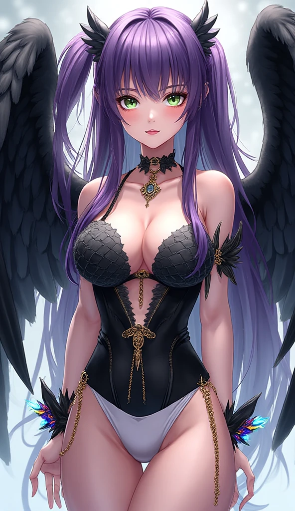 Extremely detailed CG unity 8k UHD QUALITY RESOLUTION WALLPAPER, AWARD-WINNING portrait, official art, Perfect masterpiece, best quality, best resolution, the most beautiful and sexy demon goddess, cowboy shot from below, crop tank top and micro  lace , oni horns, black angel wings, bold color scheme and patterns, trendy and innovative platinum white Mohawk hairstyle, vibrant makeup, accentuated super huge enormously gigantic tits, cleavage showing, tons of tattoos and piercings, detailed feudal Japan dazzling feudal Japan bedroom, cherry blossoms blowing in the wind, vivid color scheme, insane details, beautiful detailed face, blushing, sexy  slutty  expression, looking up at the viewer, close up pov camera view from above, laying down in bed, intricate details, ultra detailed