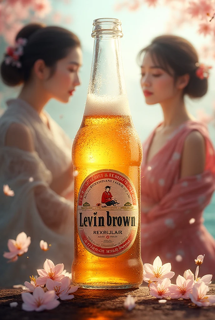 ((best quality)), beer promotion flyer,  asian beauty, cheer post


