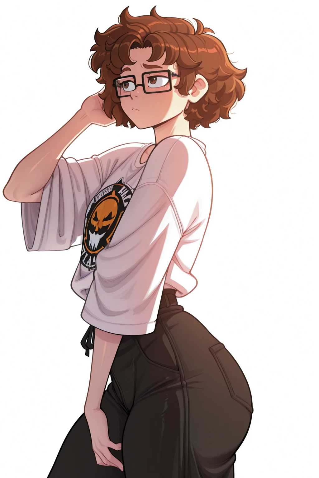 Twin One is boy and other is girl With thick  a little far side view 