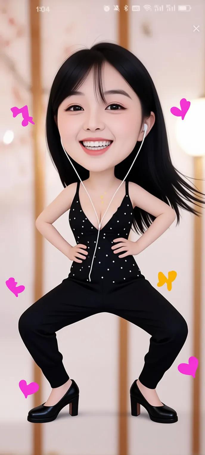 卡通人像姿态创意动画生成