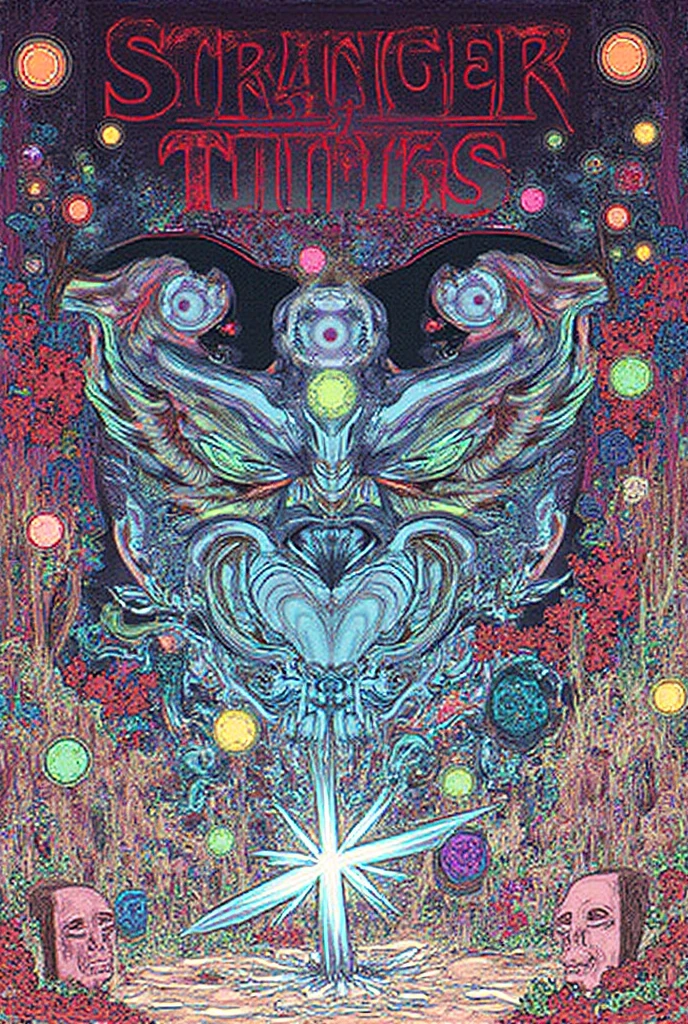 portrait close-up of Pioneers of dabbing as a secret aliens by H.R. Giger and Andy Warhol | risograph screen print collag