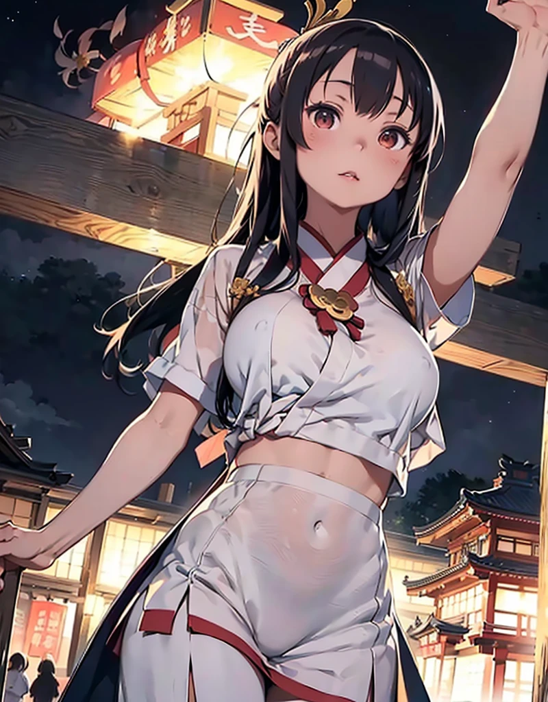 shoot from below、Belly roll、Carrying rope、stumbling、Headbands and hand towels、Water law is、Fastening、Tabi socks、Yamakasa Festival、Square、A girl in a thin loincloth、Thighs、Girl、Girl、Short、Younger、Lower school year、Baby Face、Both eyes open、flat chest、Neighborhood Associations、Mikoshi (portable shrine)、Dynamic Angle
