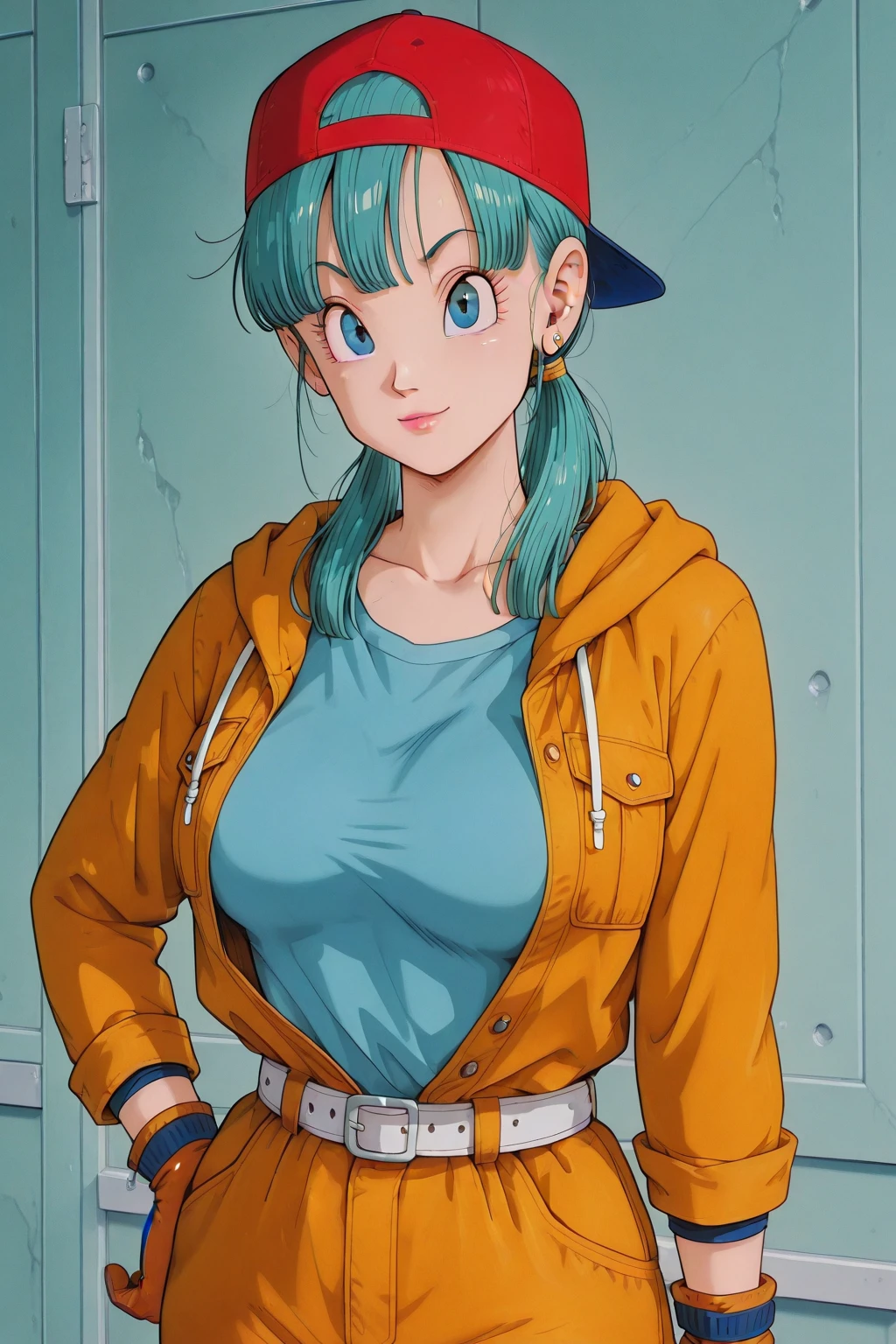 Anime character from Dragon Ball Z, Beautiful Bulma to the future ...