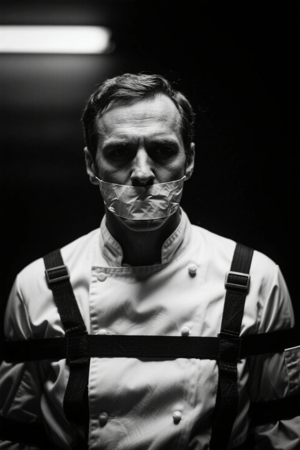 A spider biting 's hand