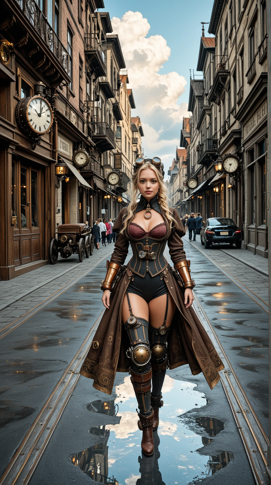 Best possible quality, high resolution 8k,most Beautiful woman with a dress and hat walking down the street, tanned skin, fine hat, elegant,fantasy Victorian art, Victorian inspired science fiction, steampunk fantasy style, steampunk fantasy, Miss Aniela, Victorian lady, Victorian city, Victorian style costume, intricate Victorian dress, Victorian inspired clothing,  League holder, fine art fashion photography, steampunk fiction, steampunk aesthetic, fantasy genre portrait, fine art fashion magazine style,only  