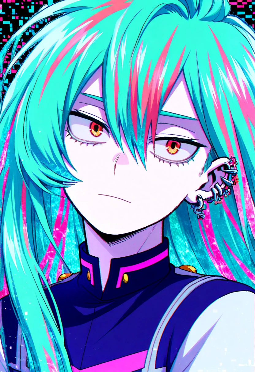 ,masterpiece,Highest quality,High resolution,Super detailed,Shiro \(no game No life\),Long Hair,Multicolored Hair,Hair between the eyes,Gradient Hair,Yellow Eyes,Flat Chest,(High-quality :1.5),Love Hotel at Night,Embarrassed,blush,Are standing,