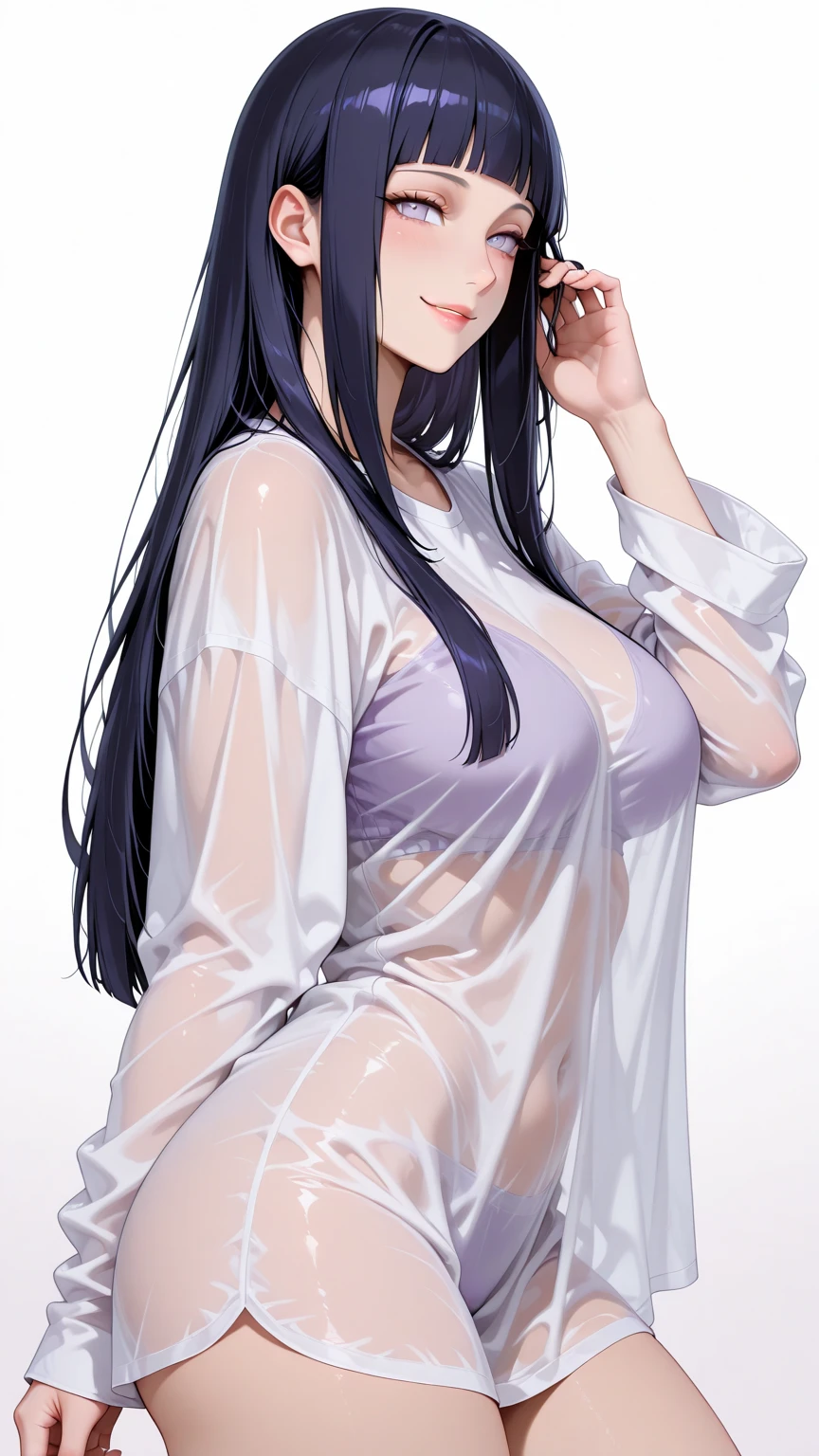 1girl, solo, white polo shirt, white sneakers, tennis wear, white , masterpiece, best quality, realistic, hyper-detailed, (shiny skin, sweaty:1.4), absurd, looking at viewer, short black hair, brown eyes, slender, dynamic lighting, high resolution, sharp focus, depth of field, detailed eyes, sharp pupils, realistic pupils, (small breasts:1.6), (thick thighs:1.0), outdoor, sky