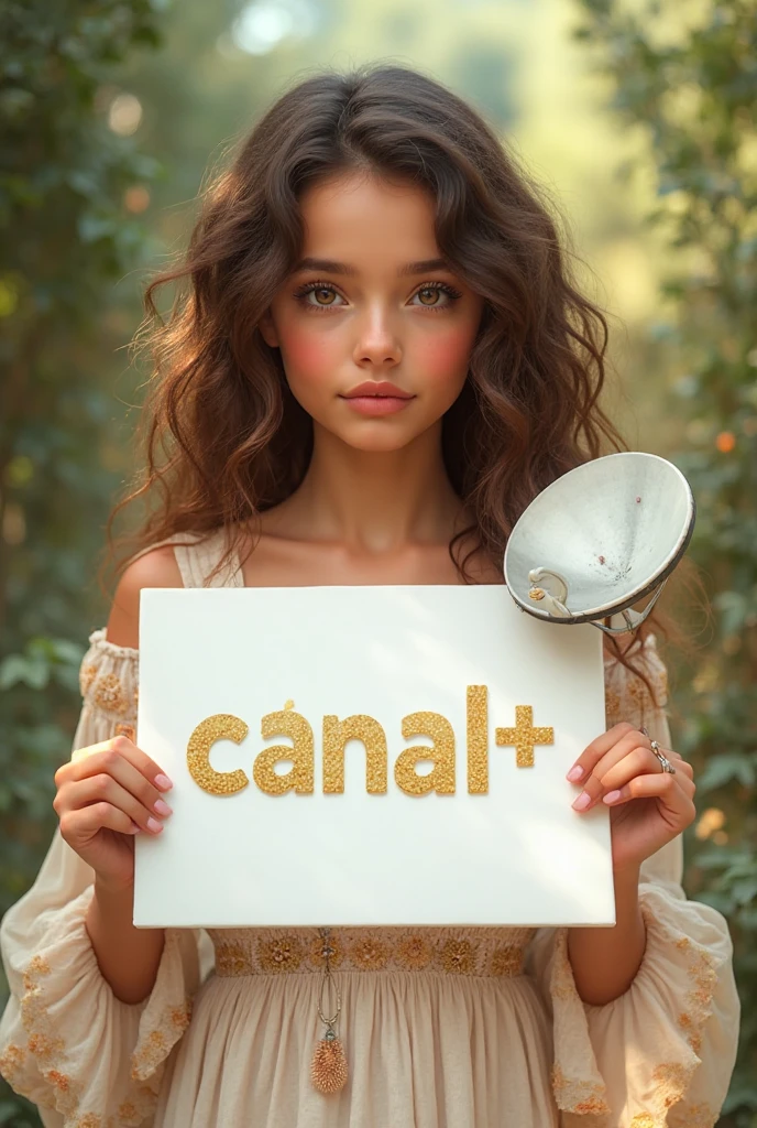 A French brunette woman with big breasts