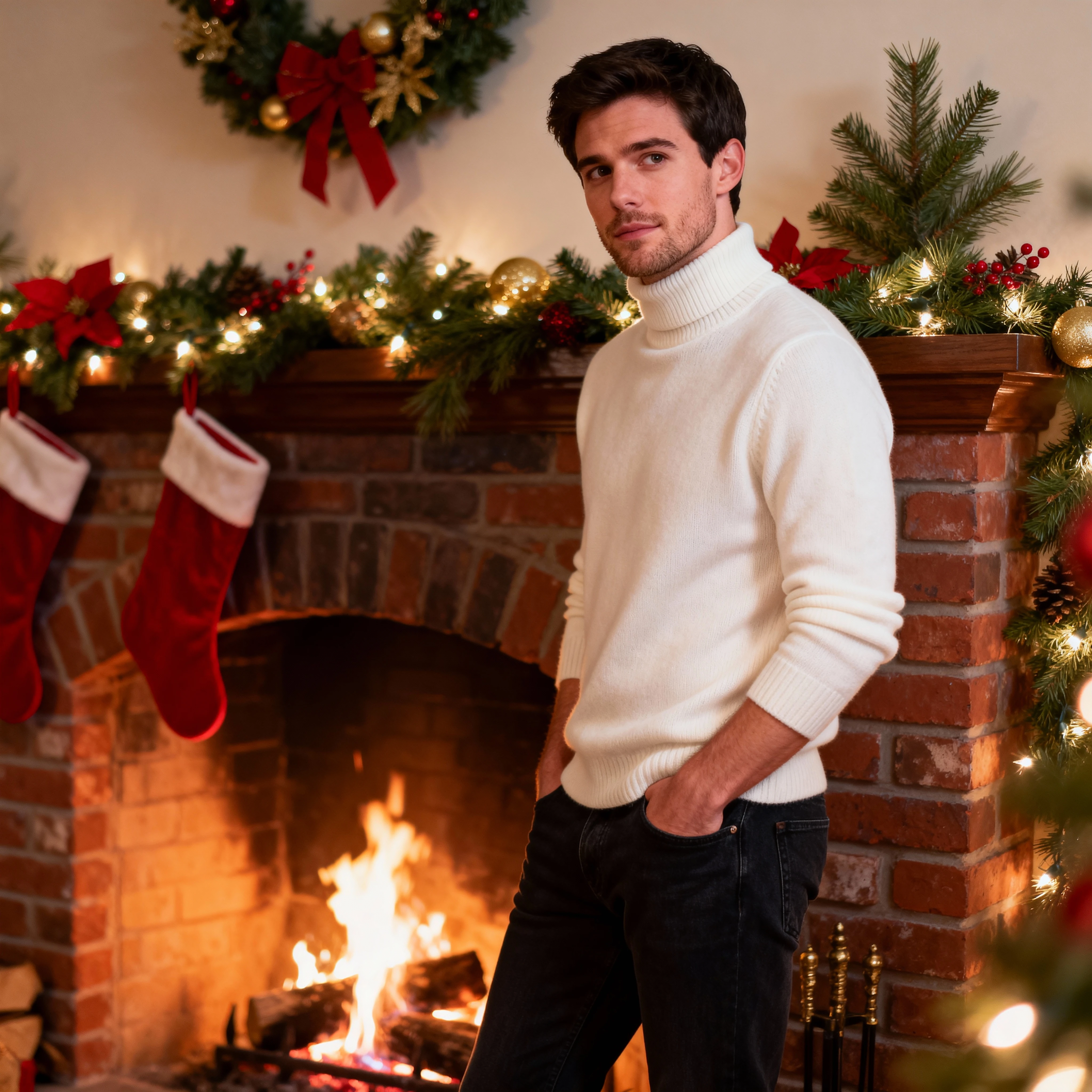 AI Christmas Photo Maker - Festive Portrait Style Example