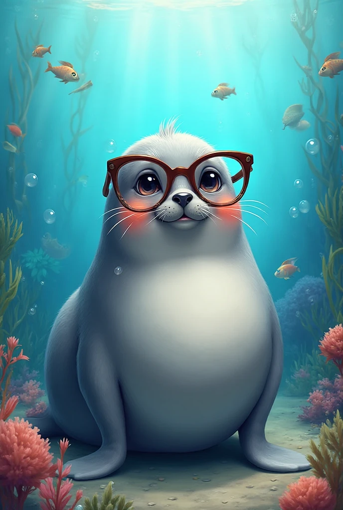 t-shirt design, a elegant seal with sunglasses  , digital art by Malika Favre, shutterstock contest winner, logo art, artwork, angular, art