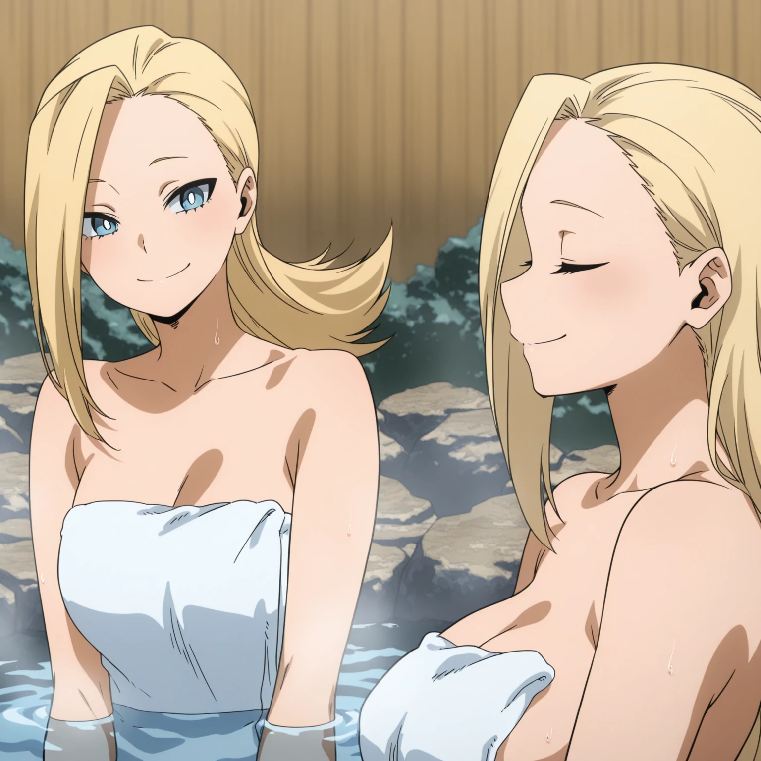 score_9, score_8_up, score_7_up, source_anime,
millyashford, <lora:milly-ashford-s1-ponyxl-lora-nochekaiser:1>,
milly ashford, long hair, blue eyes, blonde hair,
, , 
outdoors, onsen, towel,  towel, steam, bathing,  cover, partially submerged, water, bath, steam censor, wet towel,
looking at viewer, dutch angle, cowboy shot, solo,