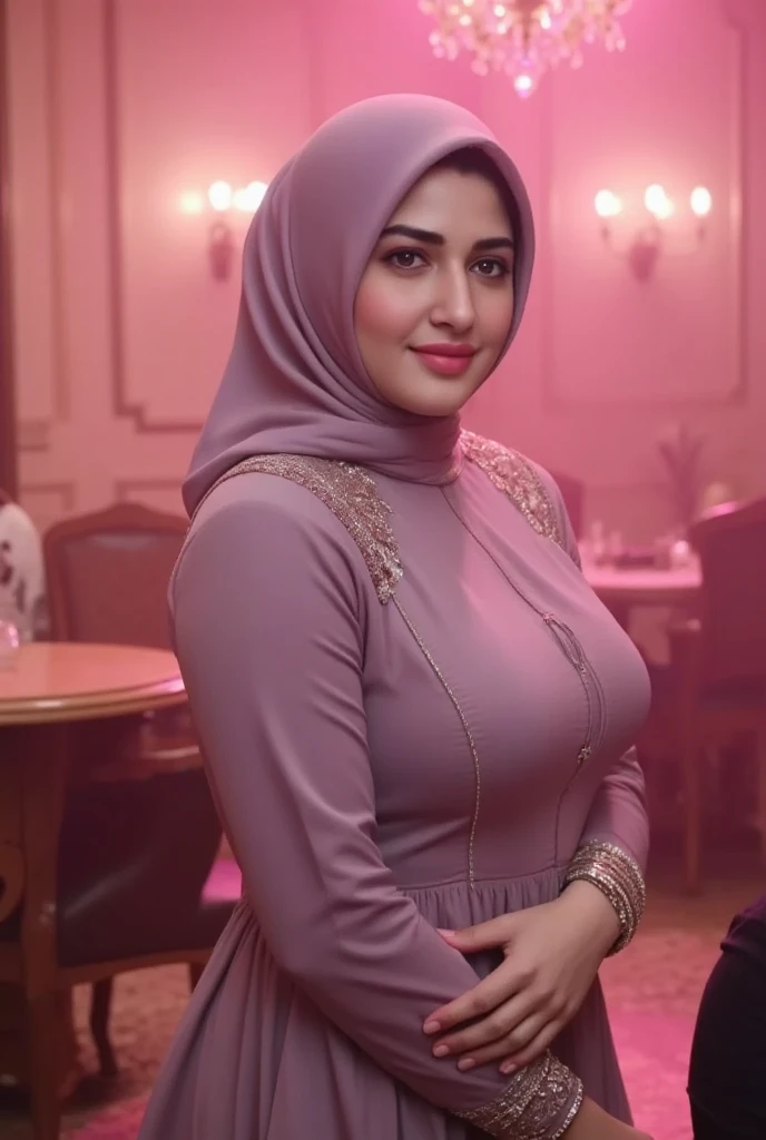 58 years Old, Hijab Indonesian mature woman, Big Tits : 96.9, Gamis, Breast about To burst out, at doctor office, Dark light, at Nighttime, ((CHUBBY )), ((HUGE BREAST)), ((GIGA BREASTS)),