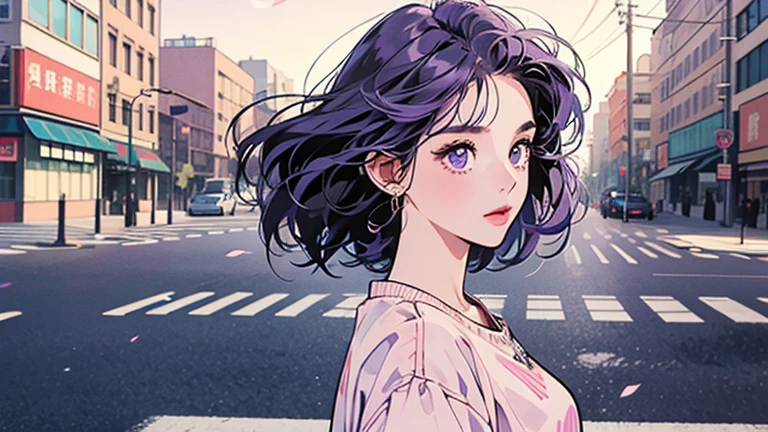 one-girl，cabelos preto e longos，pinkdress