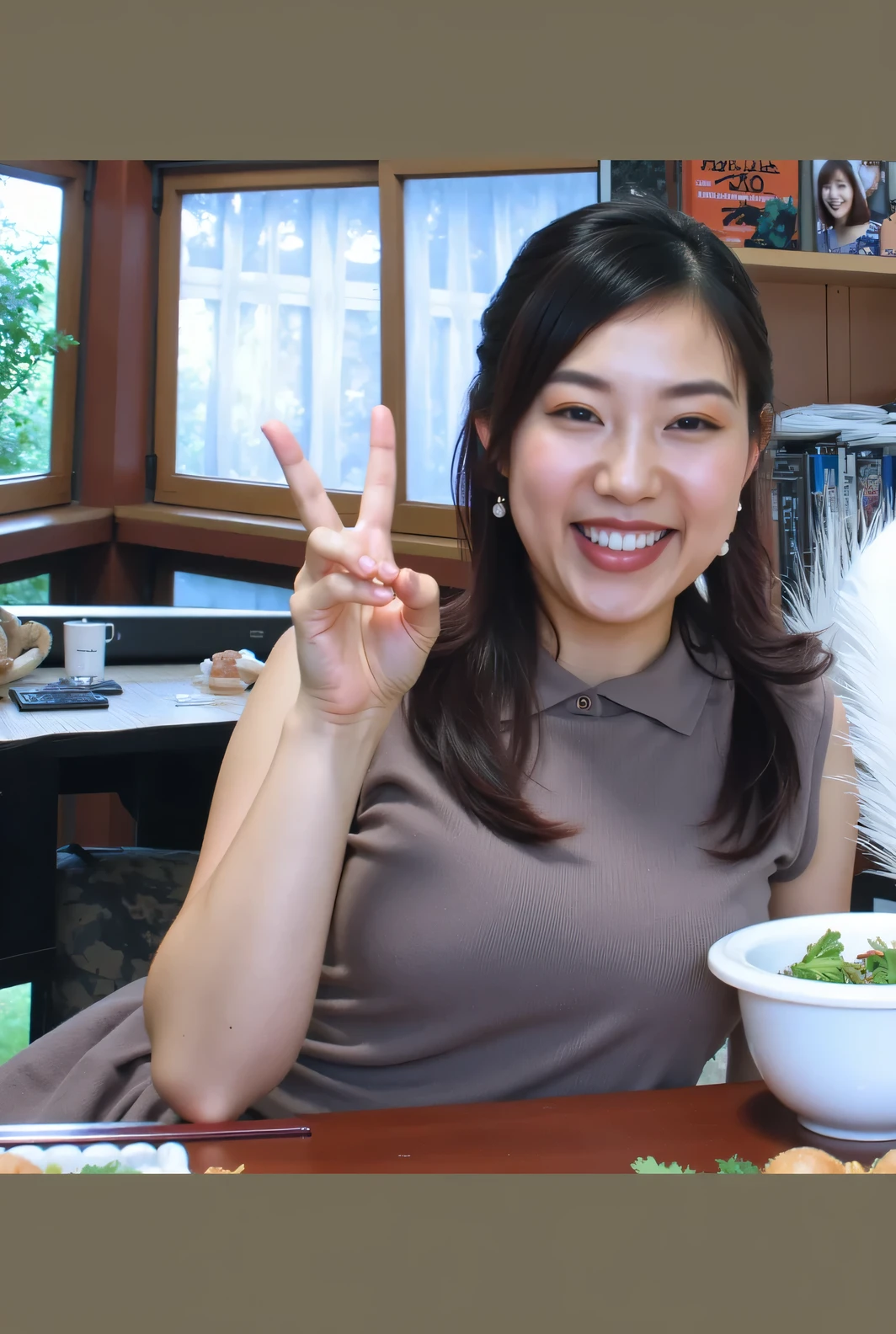 {{Top Quality:1.8}}}, {masterpiece:1.8}, {:1.8}},,{natural makeup:1.8},{{Extremely elaborate facial eyes:1.8}, {{ urine overflowing from beautiful white skin:1.8 }}}, {Professional Lighting)}},{High Precision Selection},{{{{Picture of a face above the chest}}}},{{high school girl:16age :smile :small breasts:Nipples}},{Zoom up the crotch from:V sign},{Red cheeks:1.6},,{{{{smile:large double eyelids:mascara: teardrop bag:long lashes:1.8}}},,{{Japanese man showing dominance by swinging up:0.8}},{{{{can be seen through ((can be seen through-tight shirt-nipple))-Nipples:1.8}}}},{{bob cut::Princess Cut:ponytail:1.8}}