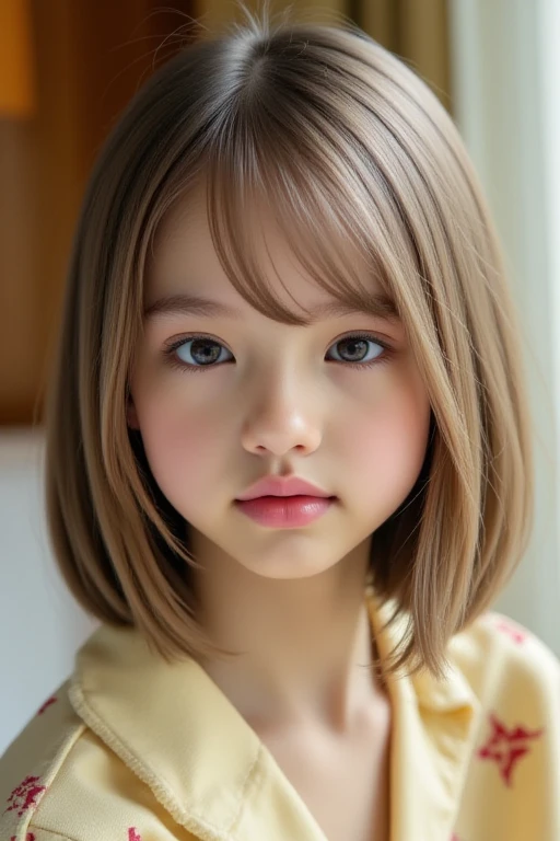 (masterpiece:1.3), (8K、photorealistic, Raw photo, best quality:1.4), (1 girl), (solo), (cute, little:1.5), (very cute face:1.5), (Symmetrical perfect face), ((beautiful blonde bob cut hairstyle)), bangs, hair is messy, don't listen, (awesome cat ears:1.3), (intense red eyes, strong eye highlights, beautiful eyelashes), (nose blush:1.3), (flat :1.4), (small natural :1.5), (beautiful thighs), perfect , glowing skin, (high detail skin: 1.2), dynamic angle, (black leather jacket, supple and thin fabric, black mini skirt), (The latest futuristic headphones:1.3), Metal belt in linear configuration, Finely crafted metal accessories, silver choker, Short black boots), ((detailed silk bra, panties)), ((accurate arm, five fingers, accurate legs)), black metal ornaments, (flustered), (the asphalt is wet, Slipping and falling, fall on the road, Lie on your back on the ground:1.3), (A big city where you can see the sunset at 6 p.m., red sunset clouds, it's raining), my body gets wet from the rain, (Decadent and futuristic urban area in the evening). (advanced future car, flashing red light)、(lightning is shining), (Flashing blue and purple neon tubes), (cyberpunk background, blade runner), volume lighting, soft light, bright, Bright colors