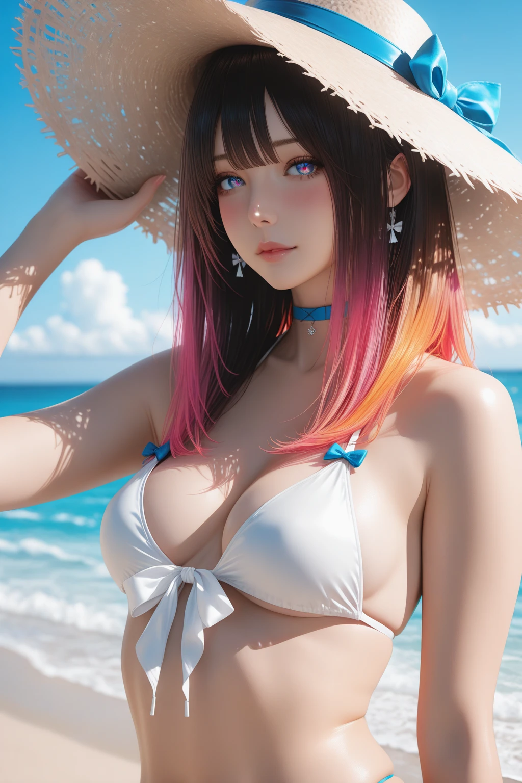 a close up of a girl , detailed strands of hair , big  ,  shadowbringers cinematic, 4 k detail fantasy, a beautiful fantasy empress, game cg, xianxia fantasy, xianxia hero, 2. 5 d cgi anime fantasy artwork, cinematic goddess close shot, ruan jia and artgerm, wow 4 k detail fantasy, hyper-detailed fantasy character, high definition, hyper- detailed,perfect, fantastic, detailed  and body skin texture, detailed  (), detailed eyes . ultra realistic, ultra detailed 