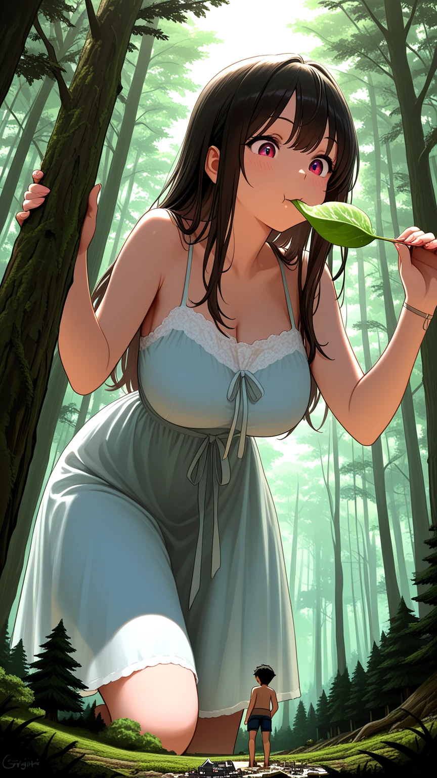 (masterpiece:1.2, top-quality), (realistic, photorealistic:1.4), beautiful illustration, front view:0.6, 1 girl,  (long hair:1.5), blown hair, hair between eye, large breasts:0.8, beautiful hair, beautiful face, beautiful detailed eyes, beautiful clavicle, beautiful body, beautiful chest, beautiful thigh, beautiful legs, beautiful fingers, (beautiful scenery), ,((forest background, big ass,big boob,body wet )), ( position , ), ,shy,brush, fair skin,( on body),,portrait,  in , big  inside ,elf, with tentacles 