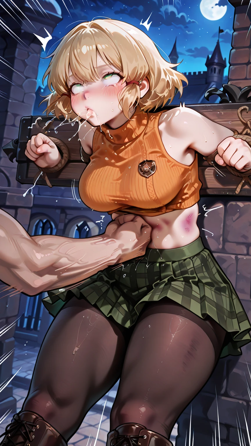 (Sky from below: 1.3), (Angle looking up from crotch: 1.3), （Water overflows from the :1.5） ,ultra detailed eyes, (huge breasts:1.1), hanging breasts, (tareme:1.3),
(:1.3), heavy breathing, blush, open mouth, embarrassed, heavy breathing, blush, open mouth, embarrassed,,masterpiece, best quality, (, :1.5), highly detailed beautiful 8K, in the forest, 1girl, gigantic round breasts, 1man (), (a girl and a man having hetero virginal  insertion standing  :1.5), (girl's tears:1.5), (girl's pubic hair:1.25),  (girl closed eyes:1.75), (girl is drooling, girl sweating, girl tears, girl crying with joy:1.5), （My ear is being licked by the man behind me:1.95), a girl and a man standing, (a man grab girl's breasts :1.975), {a man raise girl's hands and bind them, armpit | girl weak and hanging arms | nothing}, {(a man grab girl's one leg up:1.5), (Girl does not bend lifted leg:1.25) | girl strech knee | a man grab girl's legs, girl  | a man grab girl's legs, girl {:1.0|:1.75, a man lift girl's legs},   (condombelt-5500:0.0), (a girl's  crimax:1.6), (a girl's :1.6), (exquisitely definition highly detailed beautiful, face, girl's breasts, girl's stomach, girl's navel, girl's crotch, girl's groin, arm, leg, finger, girl's , girl's armpit, girl's , girl' , man's ), (a man's  is being inserted into the girl's :1.1), (There is only a  with intravaginal :1.3), (there's only one  here:1.5),( of  :1.5) (a girl has only two arms, a girl has only two shoulders, a girl has only two breasts, a girl has only two legs, a arm on one elbow, a arm on one hand, a breast has only one , a  has only one , a  had only one vargina, a  on only , a  only above , a  only above 