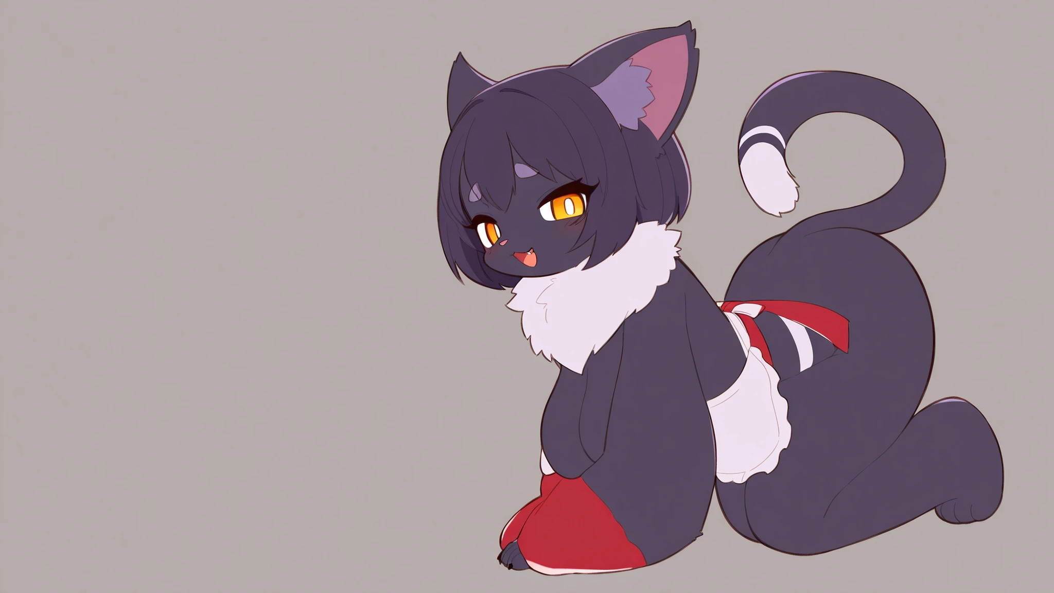 Nocturnal Cat Demon、furry,弓の名手