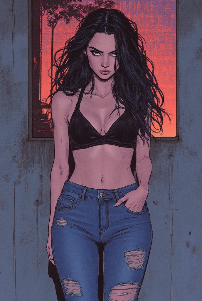 , female, perfect curve, big breasts, cleavage, no top, thick legs, big ass, extremely detailed skin texture, beautiful face, ultra detailed brown eyes, brunette, extremely natural, super realistic, wearing , extremely detailed beautiful female organ, hairy female organ, showing , standing