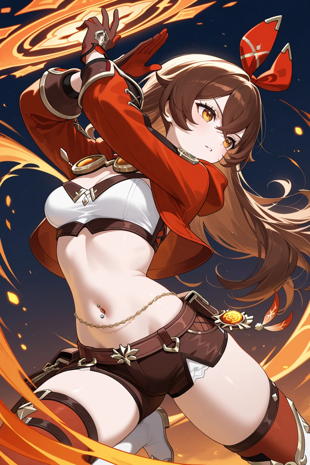 score_9,score_8_up,score_7_up,score_6_up,score_5_up,score_4_up,score_9,
Hu Tao, bikini, beach