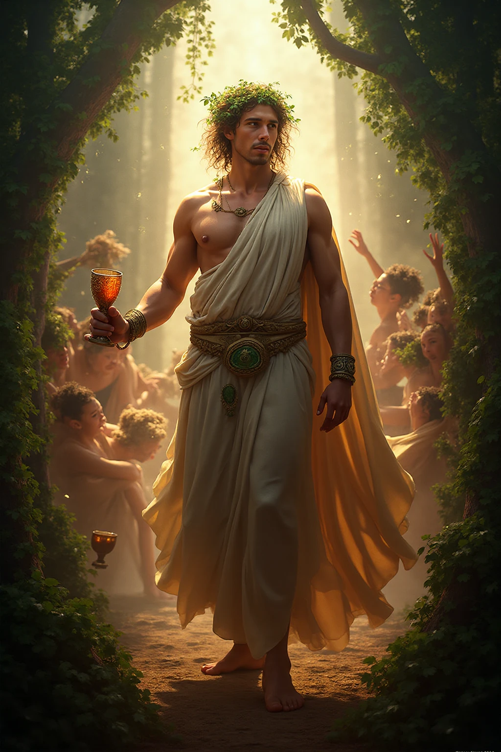 um retrato de(( um homem )) com barba, ((pernas musculosas)), ((peitoral forte e largo))in high definition, em 8K de ((um homem)) de 18 anos, (( Homem)), Deus do Mar, Deus do Oceano, Luthien, arte de deus, Deus da mitologia grega, Deus da Lua, Deus do amor e da paz, deus bonito, Mitologia do Deus da Terra, o deus Eros, Um retrato impressionante de um deus, Frank Kelly Freas, Estilo Karol Bak, ((beautiful face)), Ultra Definition, melhor qualidade, 32k ultra , Ultra HD