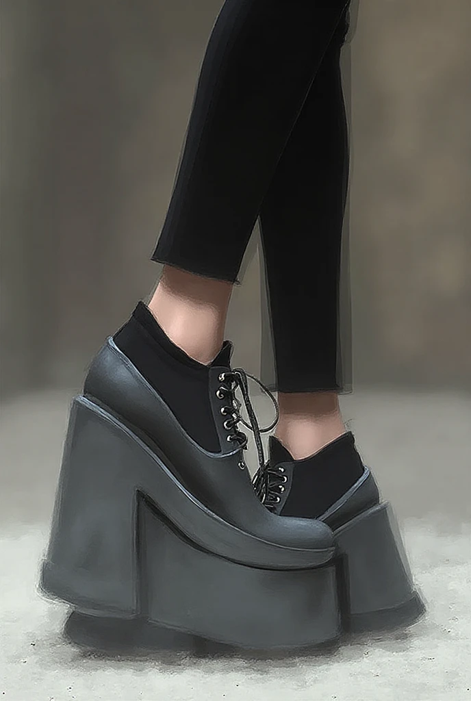 6 inch high heel platform sandals in a shiny, and they have a, stiletto heel design that adds elegance and sophistication, with very high heels, stiletto heel that gives them a polished, high heel sandals. The image is a high-resolution photograph that focuses on a pair of feet that wear a striking, look with a