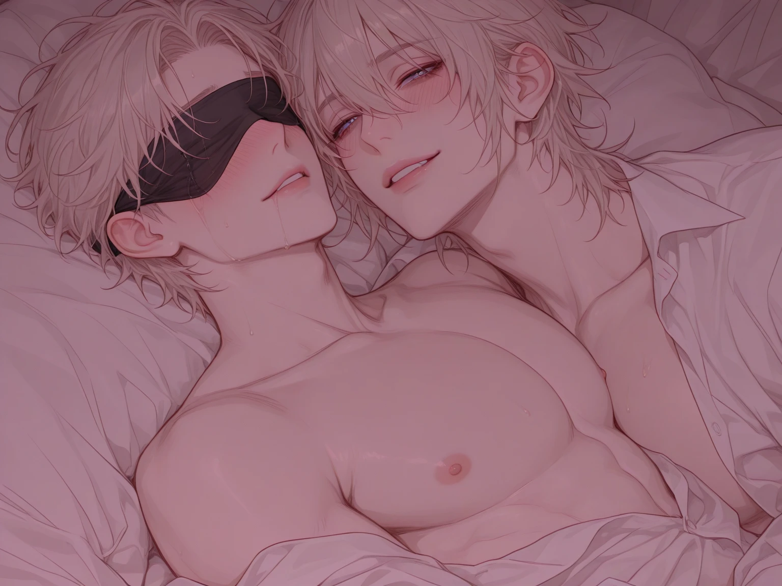 a father photograph sent by his second son to his first son（ a he had been brainwashing by his secondson ,eloped with his second son, crossdressing , wife of his secondson, wear ,has  with his secondson ,) 