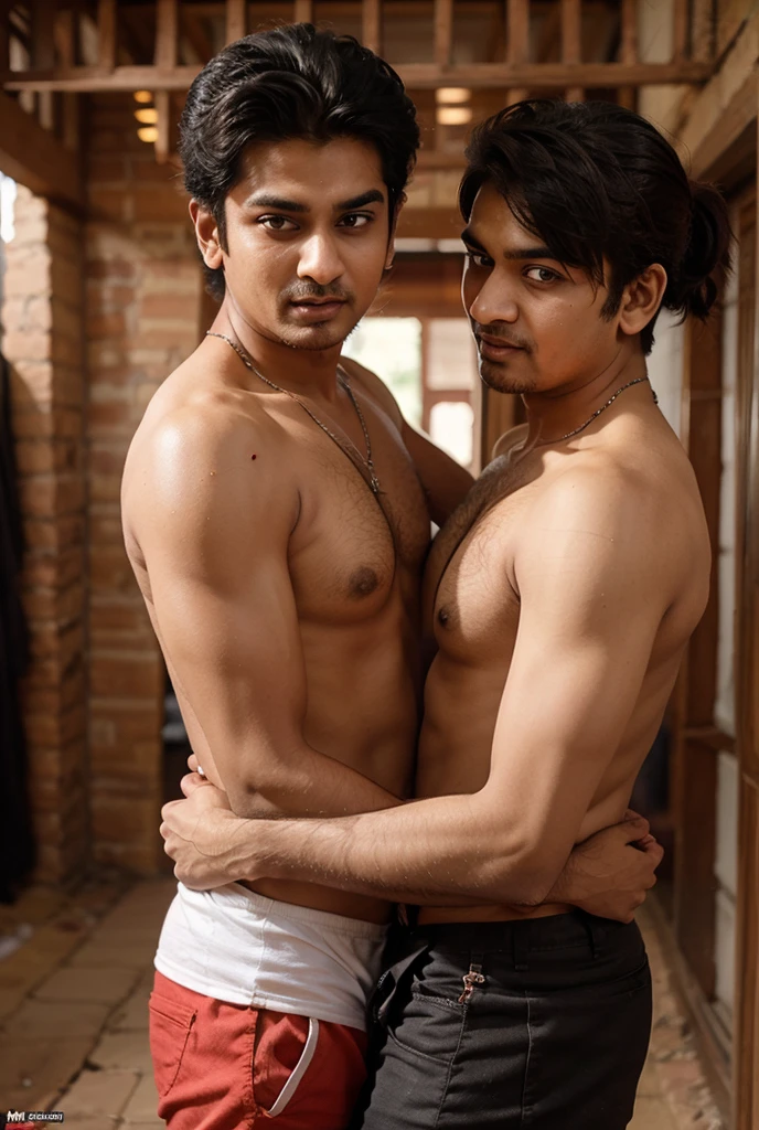 Two Indian muscular man Prince with dhoti and jewellery one man suck other man ???? big ???? ??????? ????????